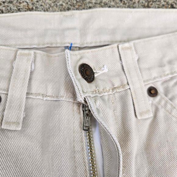 Vtg 70s 80s LEVI'S 505 White Tab Straight Leg Denim Jeans Tagged 32 x 32 USA - Picture 3 of 8